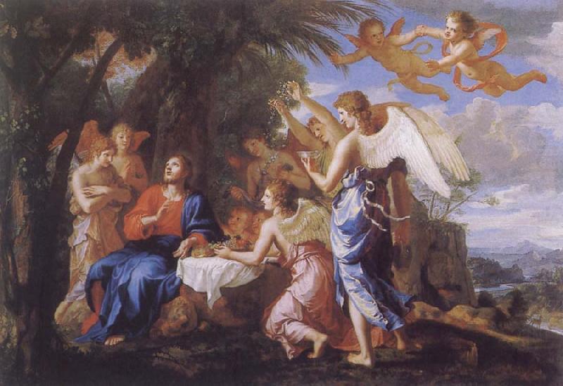 Christ Served by Angels, Joseph Stella